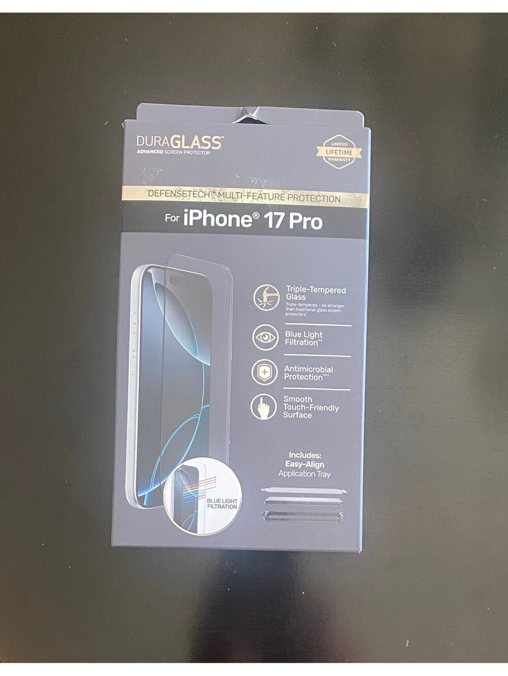 DuraGlass Screen Protector for iPhone 17 Pro